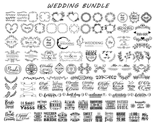 380 Wedding SVG Bundle