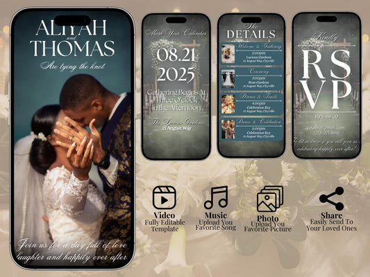 Wedding Invitation Animated Video