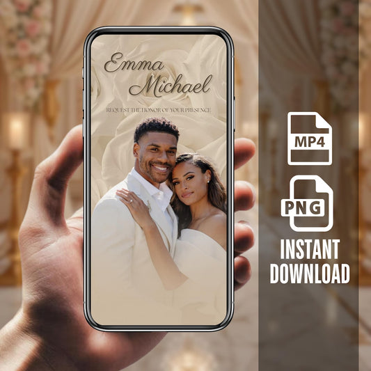 Elegant Digital Wedding Invitation